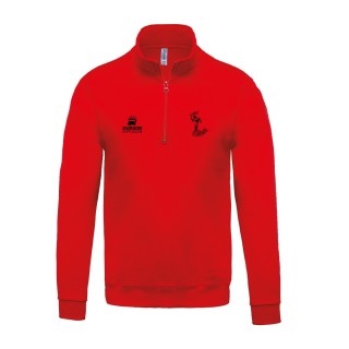 Sweat col zippé