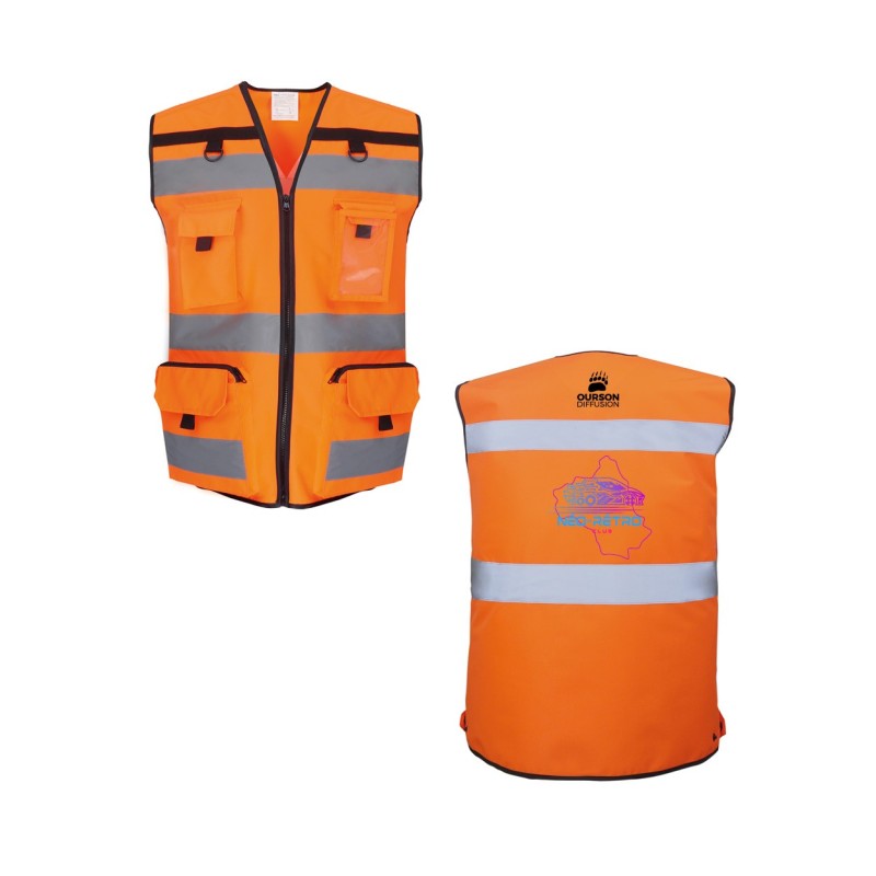Gilet multipoches HV