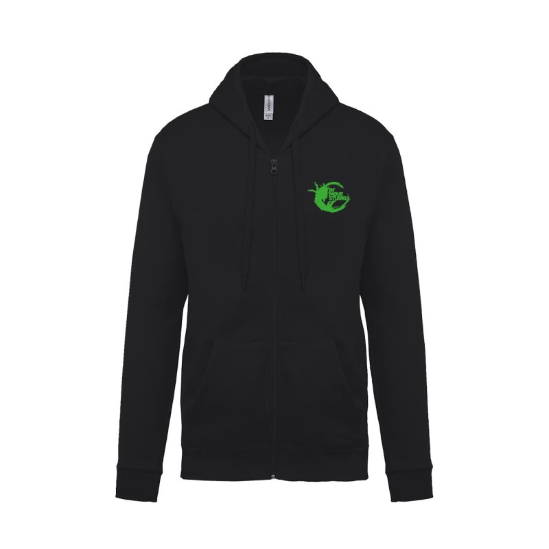 Sweat zippé capuche
