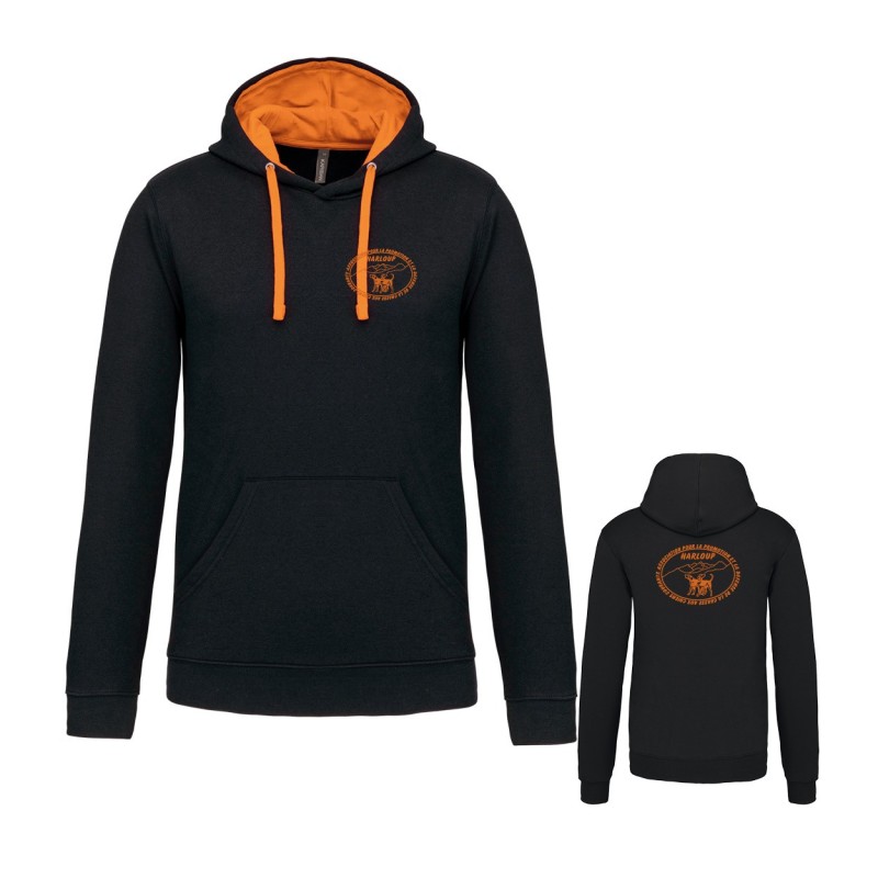 Sweat capuche Bicolore
