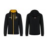 Sweat-shirt zippé contrastée