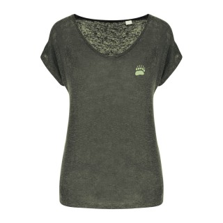 T-shirt col V en lin