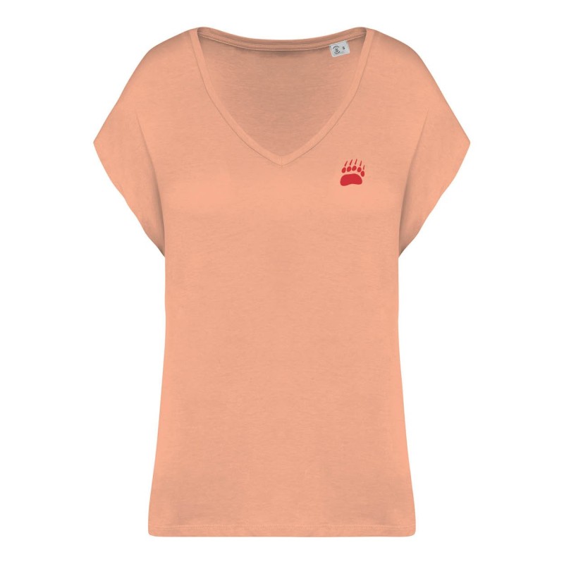 T-shirt loose à col V T-shirt loose à col V